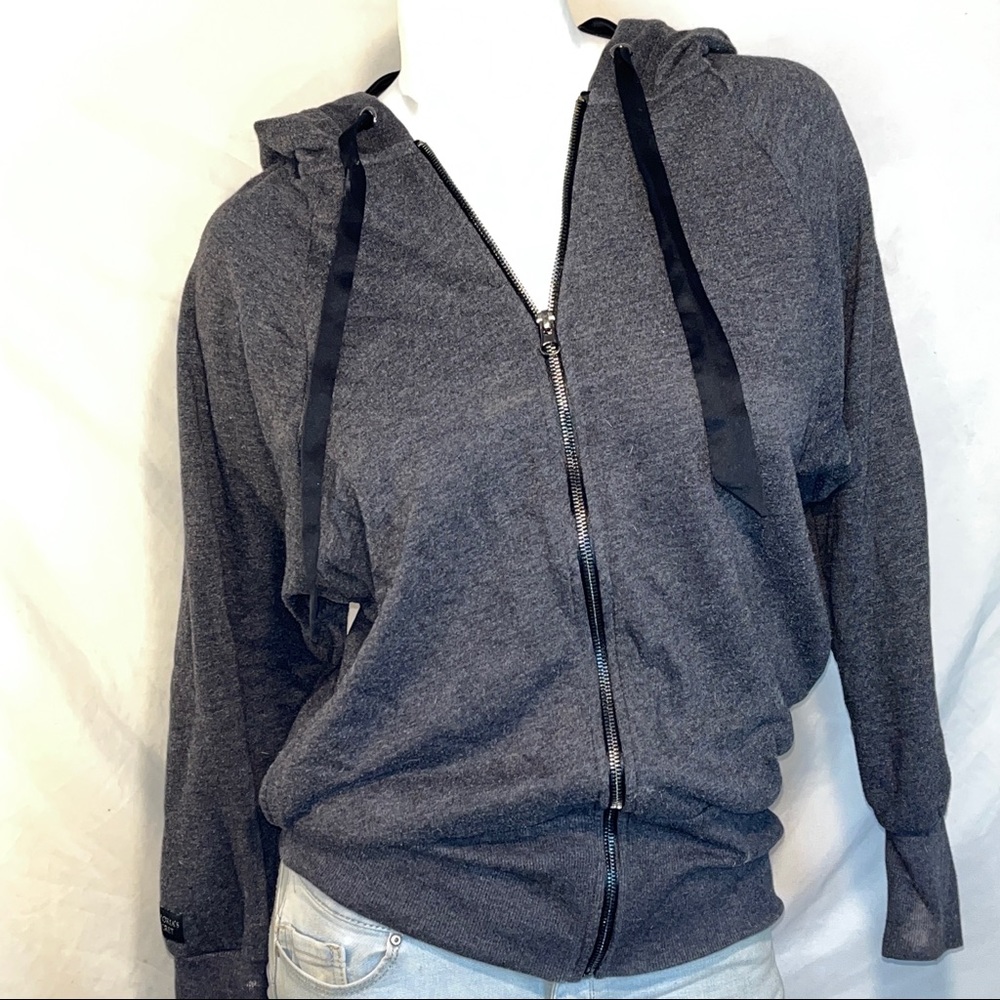 Victorias Secret Gray Zip Hoodie XS